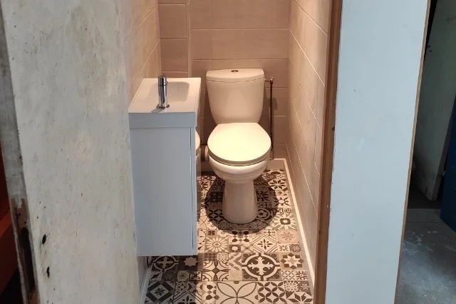 Après travaux toilette